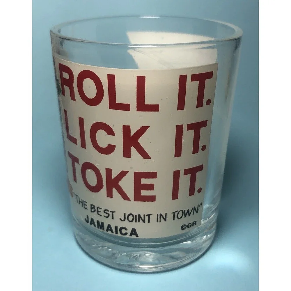 Jamaica Bud’s ‘The Best Joint in Town’ Double shot glass RX by Dr I.M. High